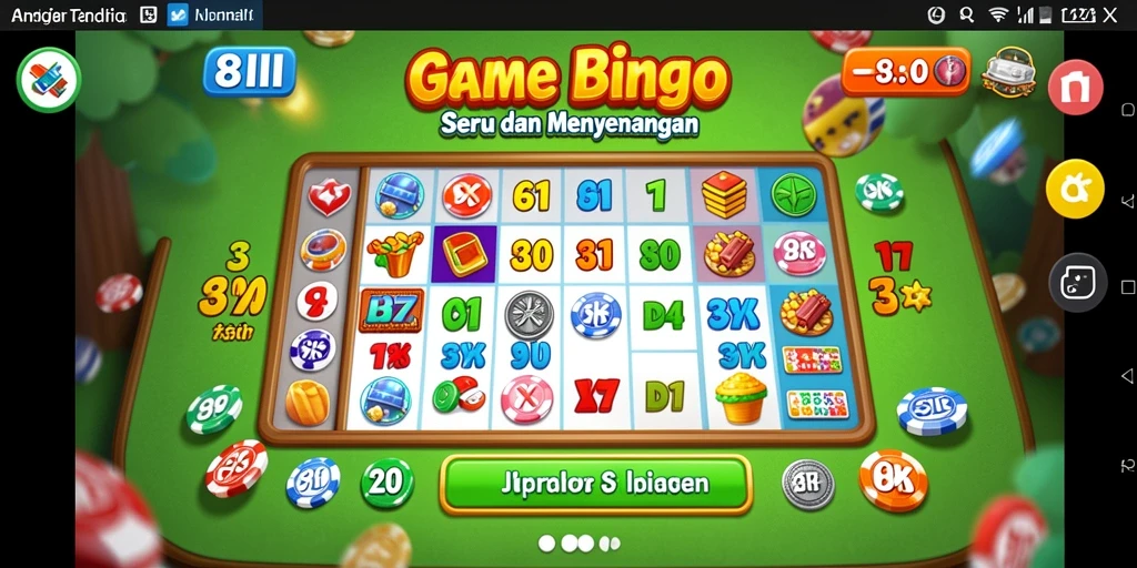 Gameplay seru 8II saat bermain Bingo dengan teman.