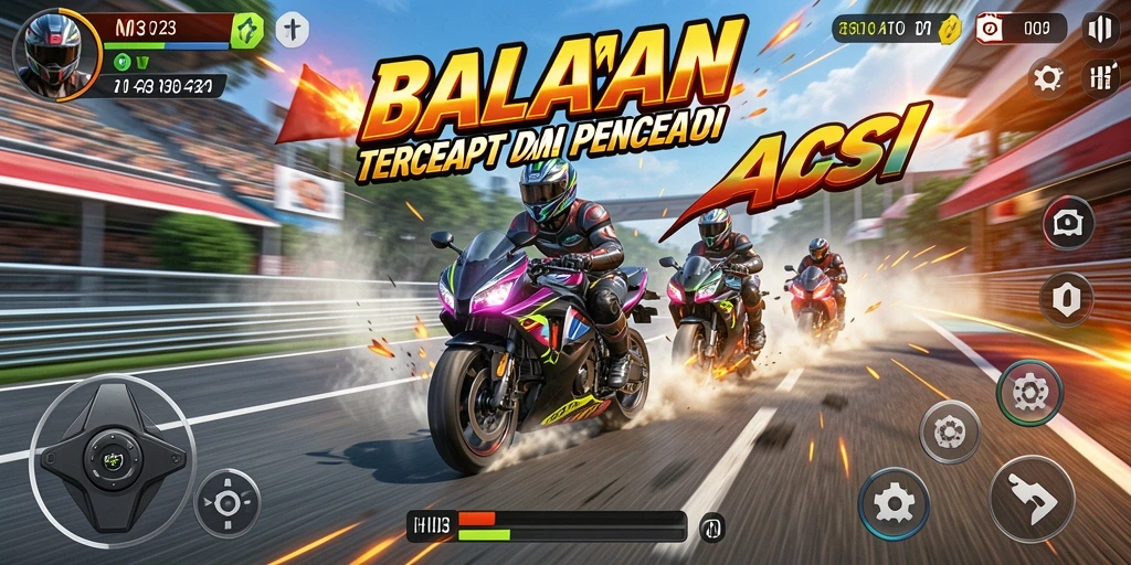 Grafis menakjubkan dari gameplay H03 yang seru.