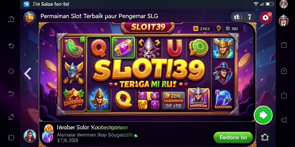 Tampilan gameplay seru dan menantang di SLOT39.